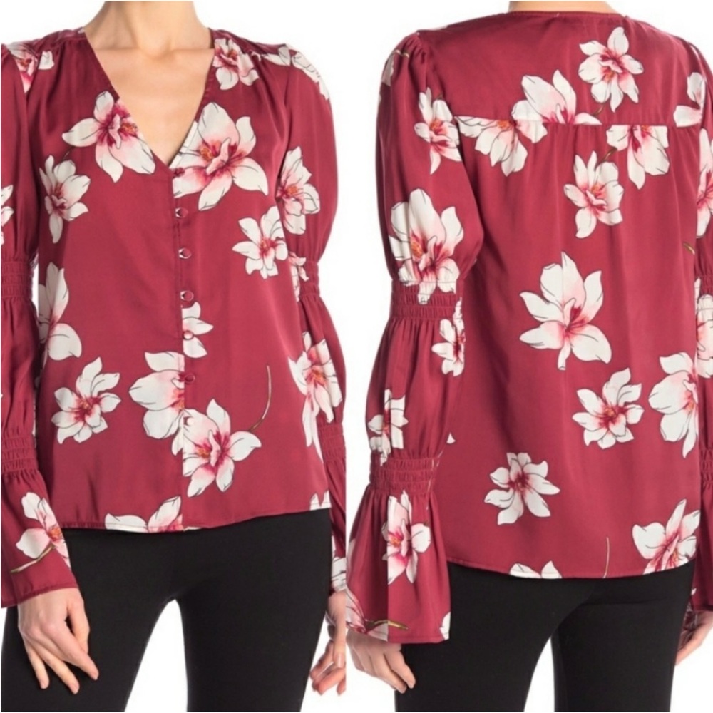 Cupcakes and cashmere christina magnolia blouse size small